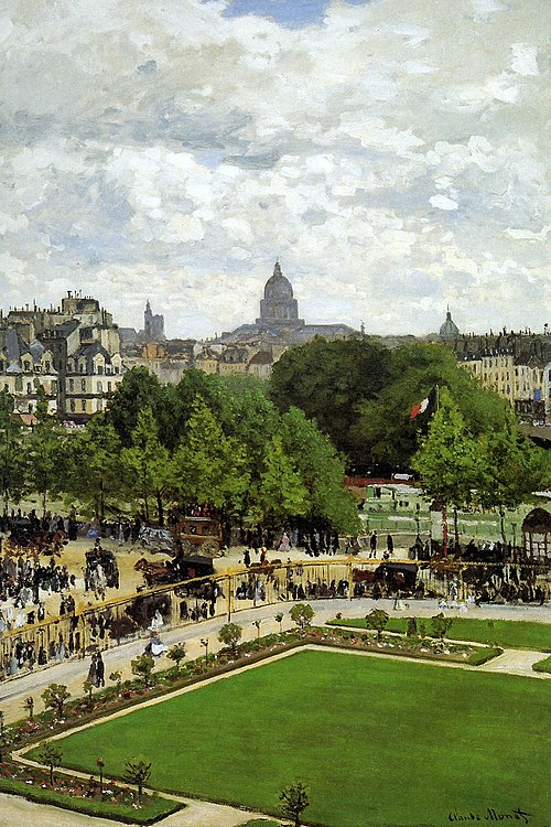 Le Jardin de l'Infante, 1867, Claude Monet