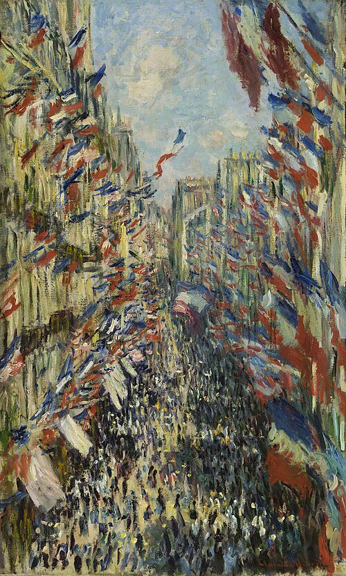 La Rue Montorgueil, 1878, Claude Monet