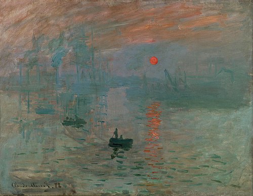 Impression, Soleil levant, 1872, Claude Monet