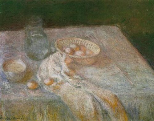 Nature morte aux œufs, 1907, Claude Monet