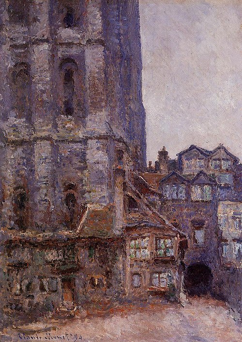La Cour d'Albane, temps gris, 1892, Claude Monet