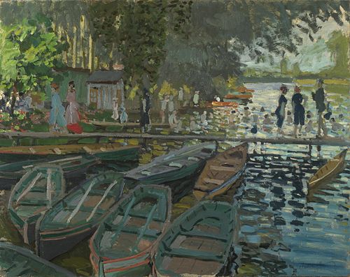 Baigneurs à la Grenouillère, 1869, Claude Monet