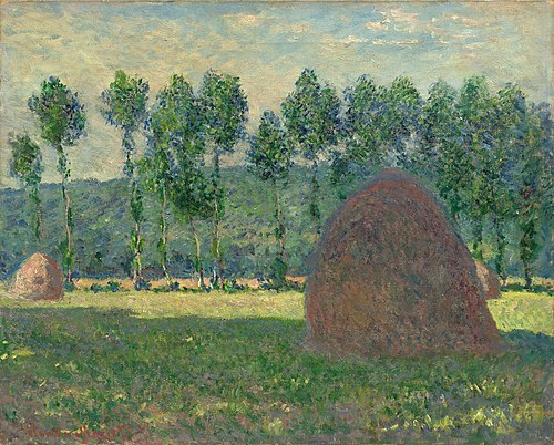 Haystack near Giverny, 1884, Claude Monet