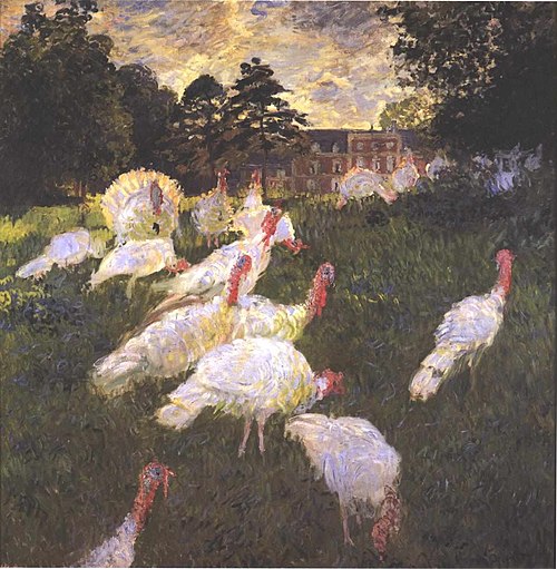 Les Dindons, 1877, Claude Monet