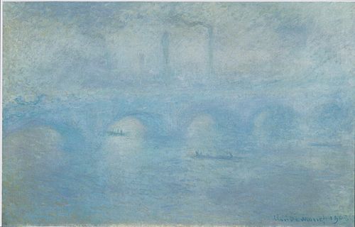Le Pont de Waterloo. Effet de brouillard, 2000, Claude Monet