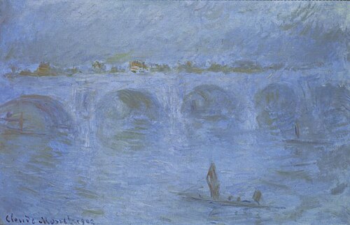 Le pont de Waterloo, Londres, 1900, Claude Monet