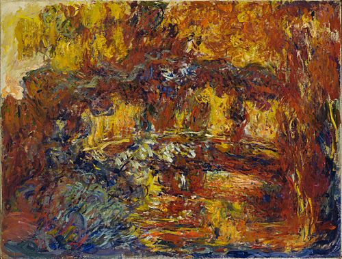 The Japanese Footbridge, 1920, Claude Monet