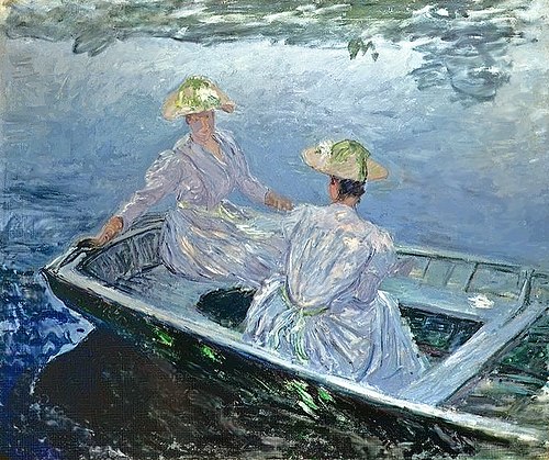 La Barque bleue, 1887, Claude Monet