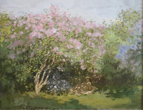 Lilac in the Sun, 1873, Claude Monet