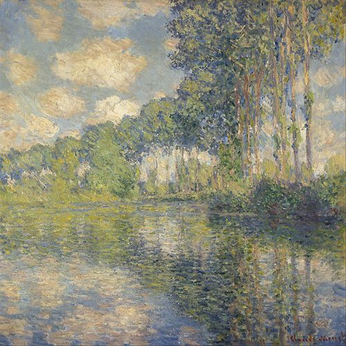 Peupliers au bord de l'Epte, 1891, Claude Monet