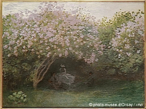 Lilas, Temps gris, 1873, Claude Monet