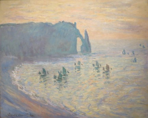 The Cliffs at Étretat, 1886, Claude Monet