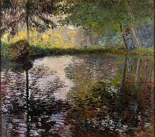 Étang à Montgeron, 1877, Claude Monet