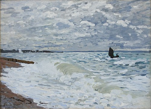 The Sea at Le Havre, 1868, Claude Monet