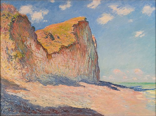 Cliffs near Pourville, 1882, Claude Monet
