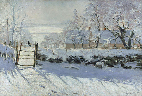 La Pie, 1868, Claude Monet
