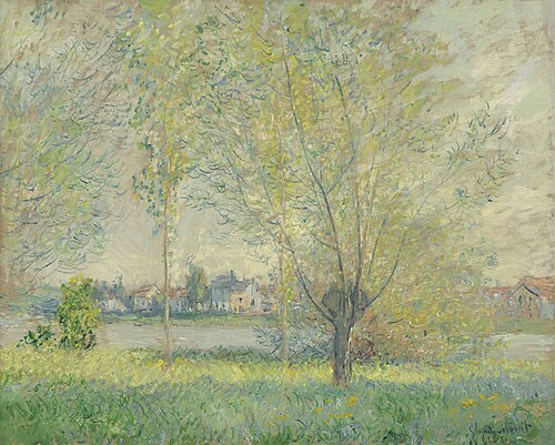 The Willows, 1880, Claude Monet