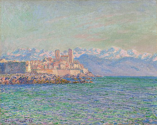 Antibes, le fort, 1888, Claude Monet