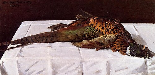 Pheasant, 1869, Claude Monet