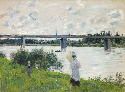 Le Pont du chemin de fer à Argenteuil, 1874, Claude Monet
