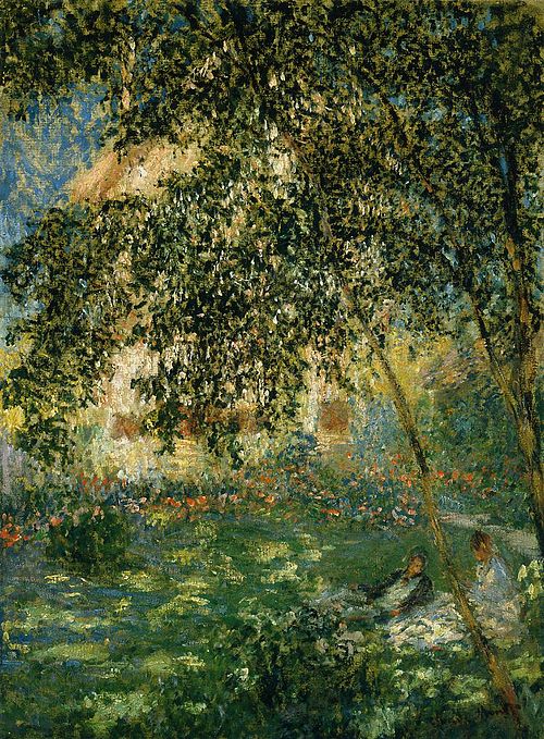 Le repos dans le jardin, Argenteuil, 1876, Claude Monet