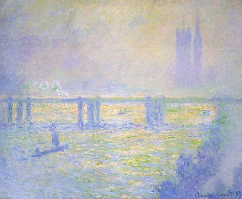 Charing Cross Bridge, 1899, Claude Monet