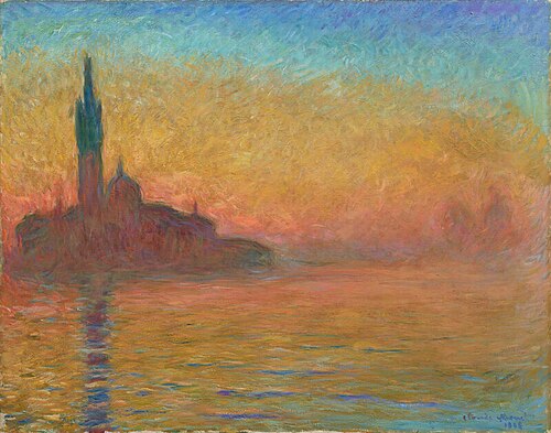 Crépuscule à Venise, 1908, Claude Monet
