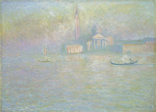 San Giorgio Maggiore, Venise, 1908, Claude Monet
