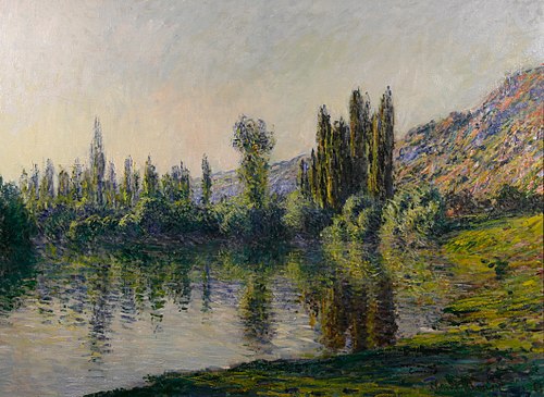 La Seine à Vétheuil, 1881, Claude Monet