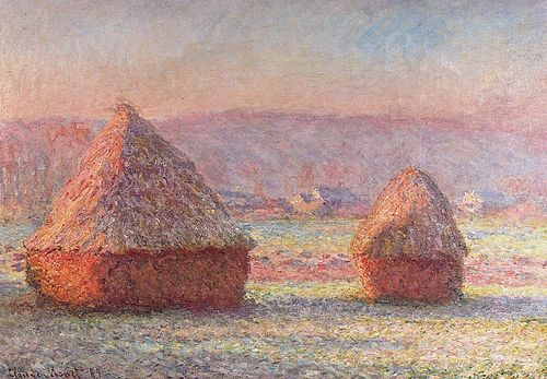 Les Meules, effet de gelée blanche, 1888, Claude Monet
