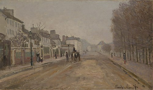 Boulevard Héloise, Argenteuil, 1872, Claude Monet