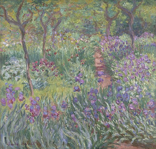 The Artist’s Garden in Giverny, 1900, Claude Monet