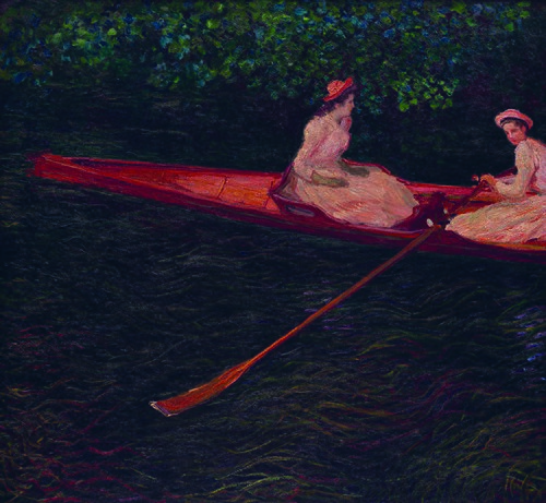 En canot sur l'Epte, 1890, Claude Monet