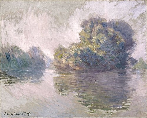 Les Ilots à Port-Villez, 1897, Claude Monet