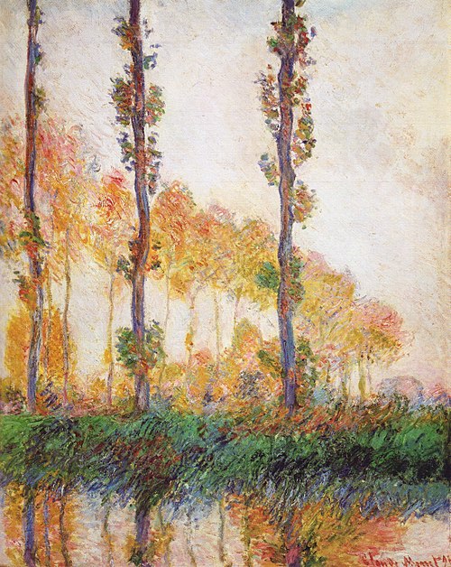 Les Trois arbres, automne, 1891, Claude Monet