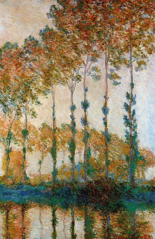 Peupliers au bord de l'Epte, automne, 1891, Claude Monet