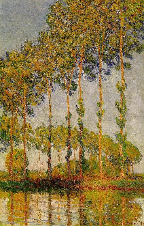 Rangée de peupliers, 1891, Claude Monet