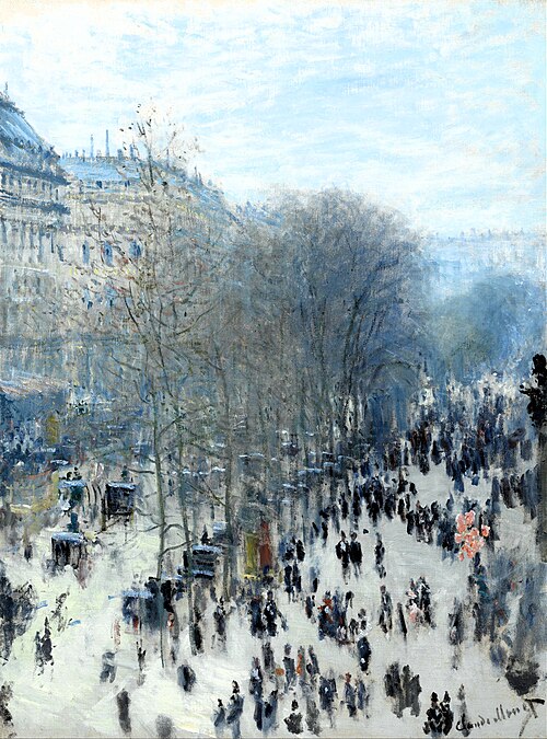 Boulevard des Capucines, 1873, Claude Monet