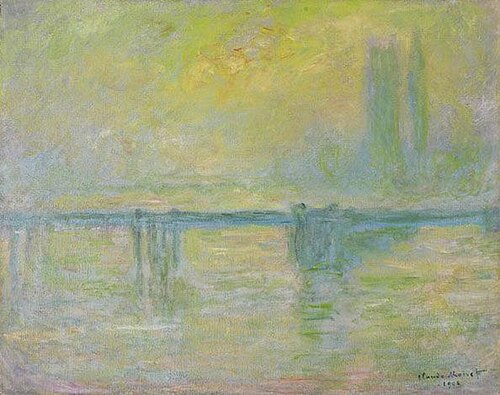 Charing Cross Bridge, Fog, 1903, Claude Monet