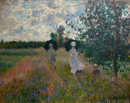 En promenade près d'Argenteuil, 1875, Claude Monet
