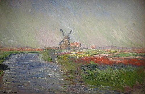Tulipes en Hollande, 1886, Claude Monet