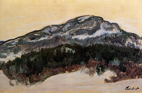 Le Mont Kolsaas en Norvège, 1895, Claude Monet