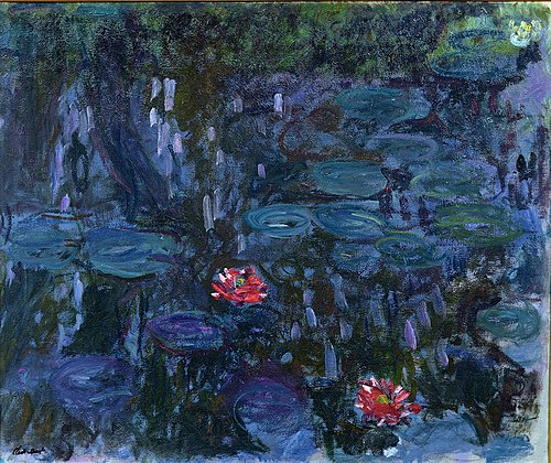 Nymphéas, reflets de saule, 1910, Claude Monet