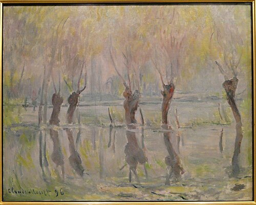 Flood at Giverny, 1896, Claude Monet