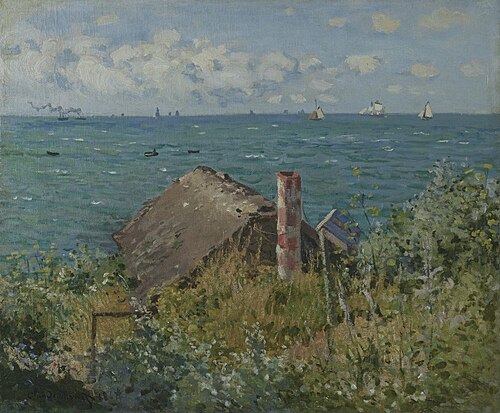 La cabane de Sainte-Adresse, 1867, Claude Monet