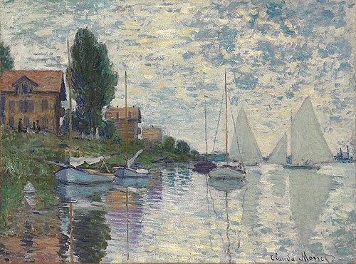 Au Petit-Gennevilliers, 1874, Claude Monet