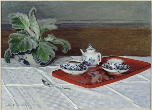 Le Service à thé, 1872, Claude Monet