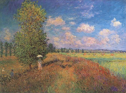 L'été. Champ de coquelicots, 1875, Claude Monet