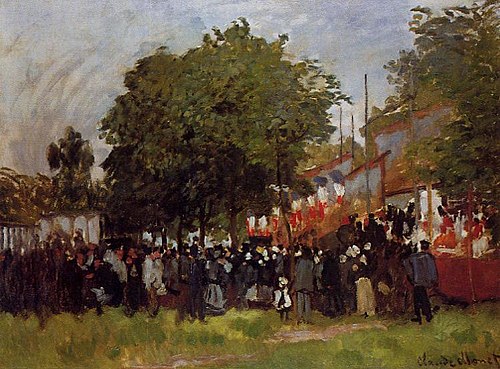 La fête d'Argenteuil, 1872, Claude Monet