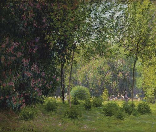Le Parc Monceau, 1878, Claude Monet